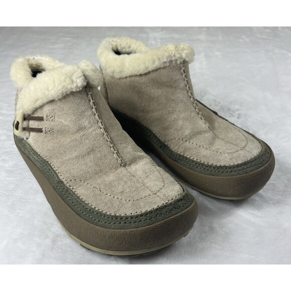 Merrell Spirit Tibet Low Ankle Boot Women's Thinsulate Polartec Taupe Size 8 - Picture 1 of 9